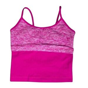Elisabetta Rogiani Women Pink Personalized Workout Tank Size Large